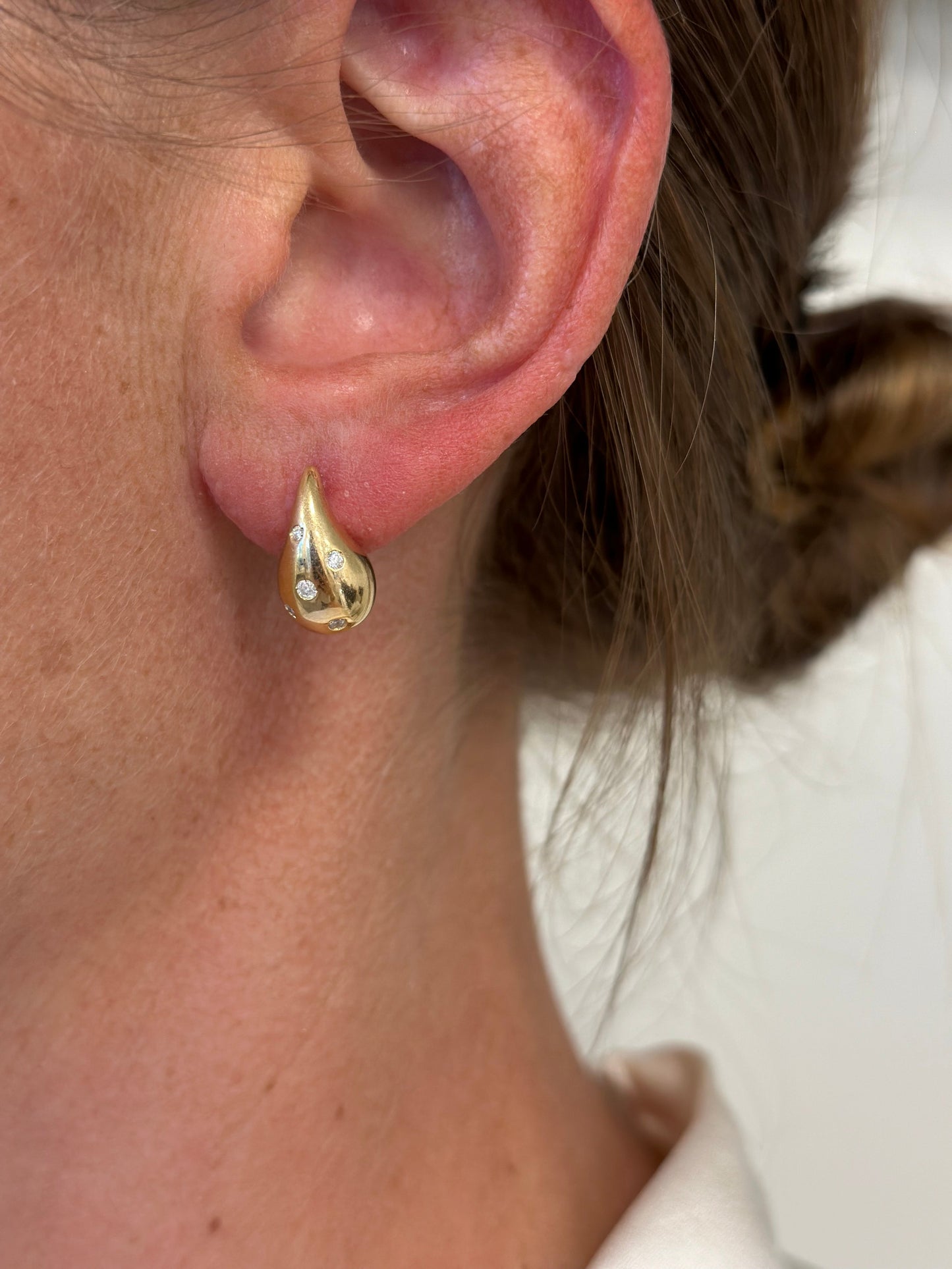 Diamond Teardrop Earrings