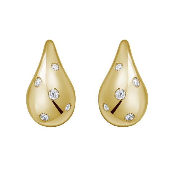 Diamond Teardrop Earrings