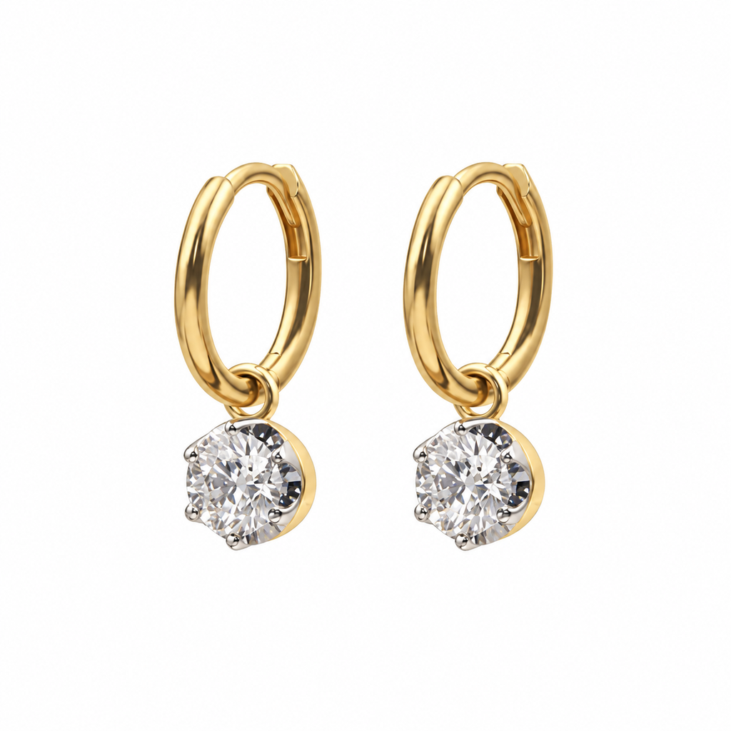 The Crown Diamond Earrings