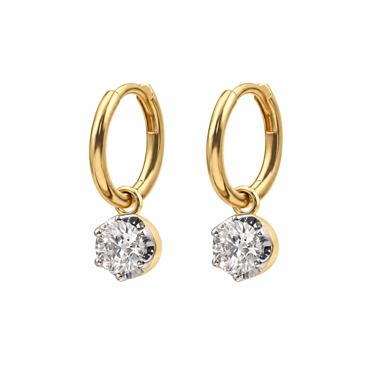 The Crown Diamond Earrings
