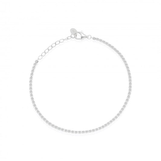 14K Solid Gold Lab Diamond Tennis Bracelet