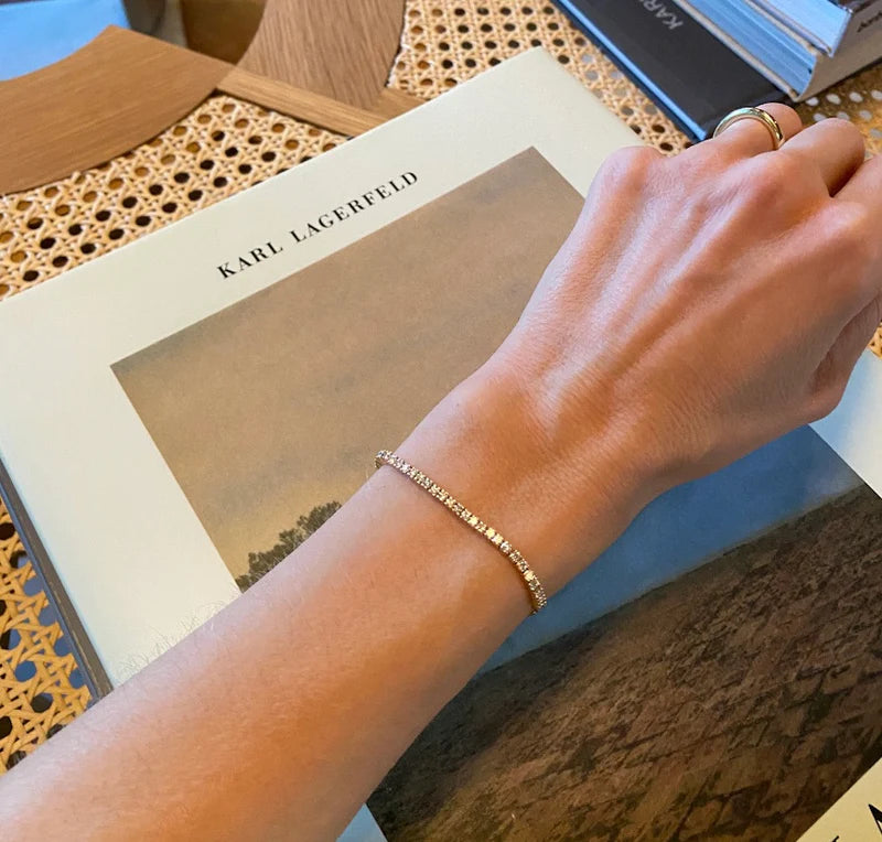 The Diamond Bolo Tennis Bracelet