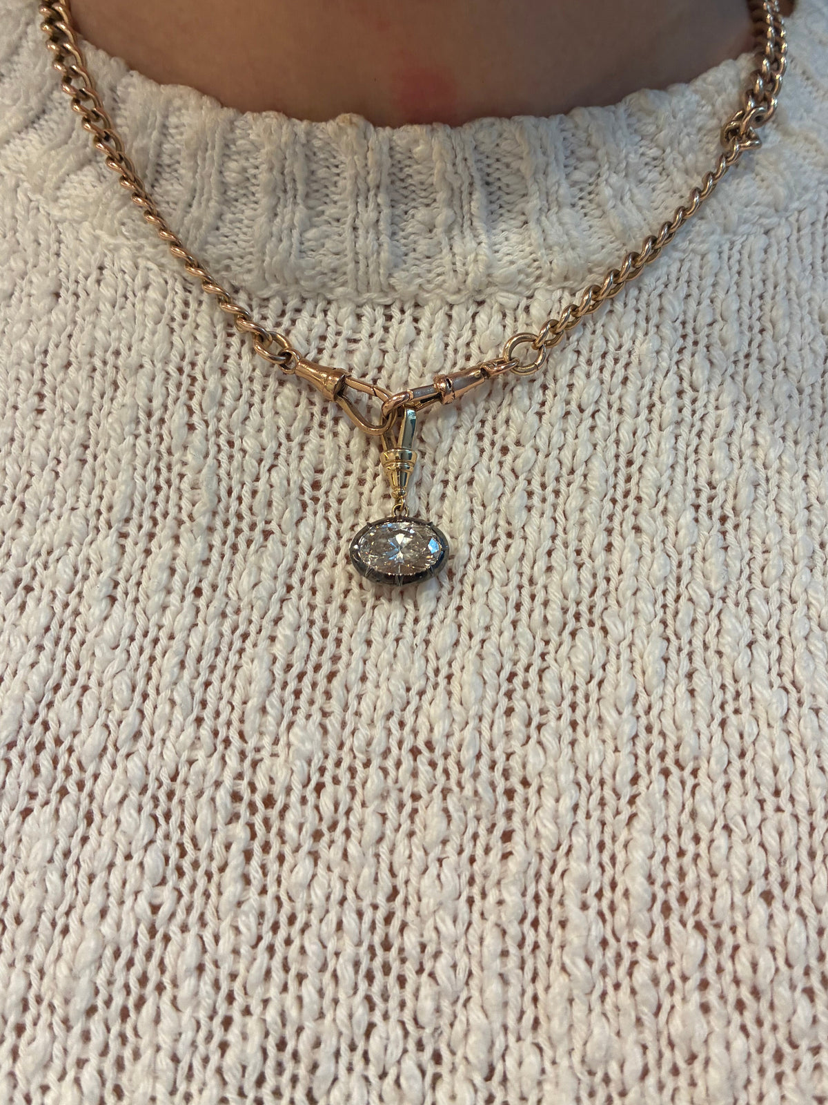 The Georgian Diamond Pendant