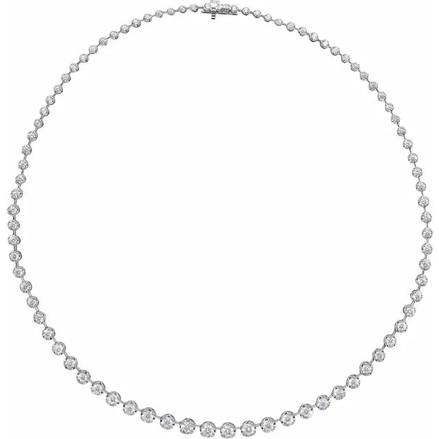 The Graduated Tennis Necklace