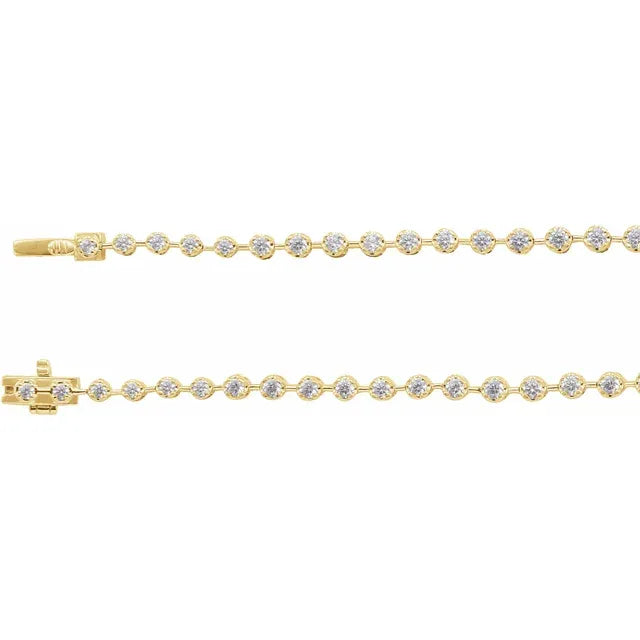 The Graduated Tennis Necklace