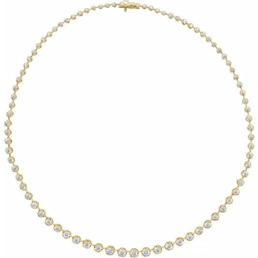 The Graduated Tennis Necklace