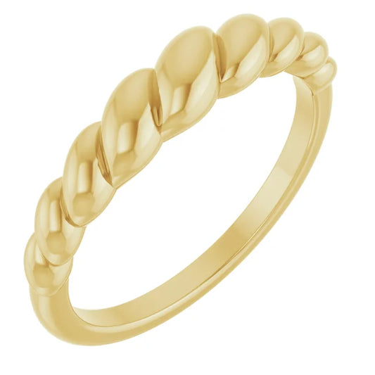 The 14K Rope Ring