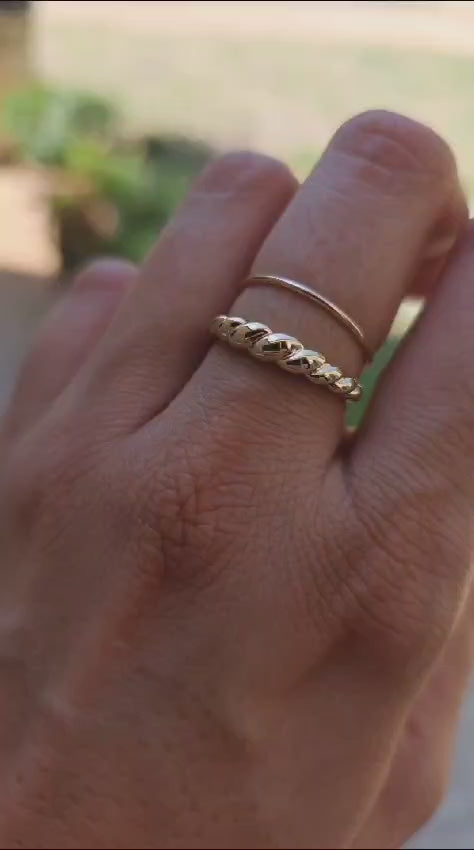 The 14K Rope Ring