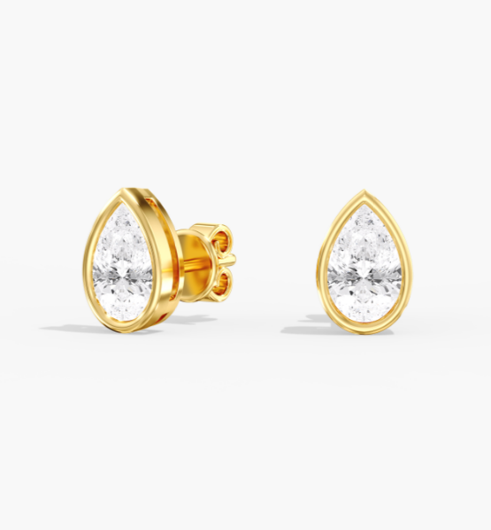 The Pear Diamond Studs