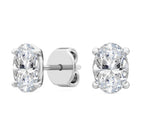 The Oval Diamond Earrings