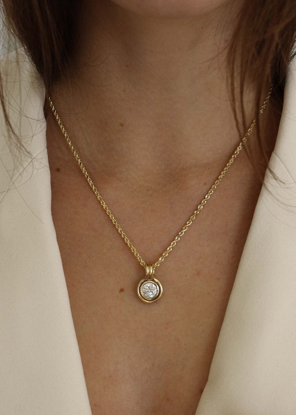 The Unbridled Diamond Pendant - Kinn Studio - Selected by HJD