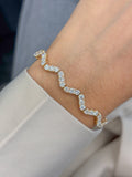 The Diamond Wave Bracelet