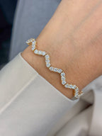The Diamond Wave Bracelet