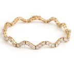 The Diamond Wave Bracelet