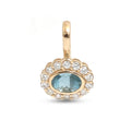 The Aquamarine Diamond Pendant