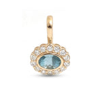 The Aquamarine Diamond Pendant