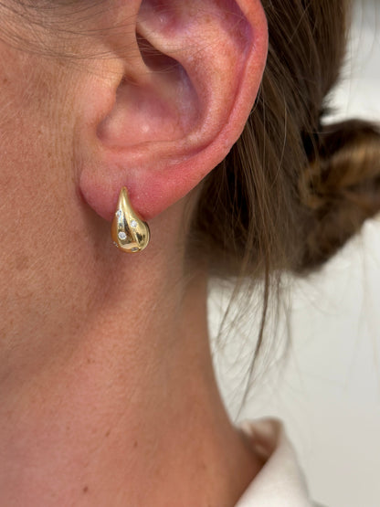 Diamond Teardrop Earrings