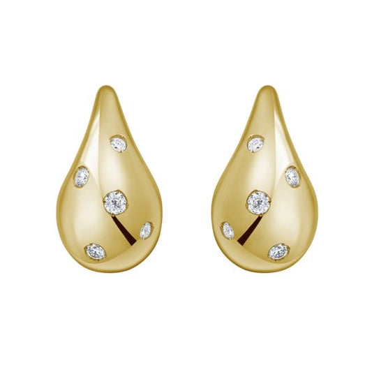 Diamond Teardrop Earrings