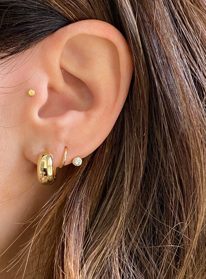The Celeste Hinged Hoop Earrings