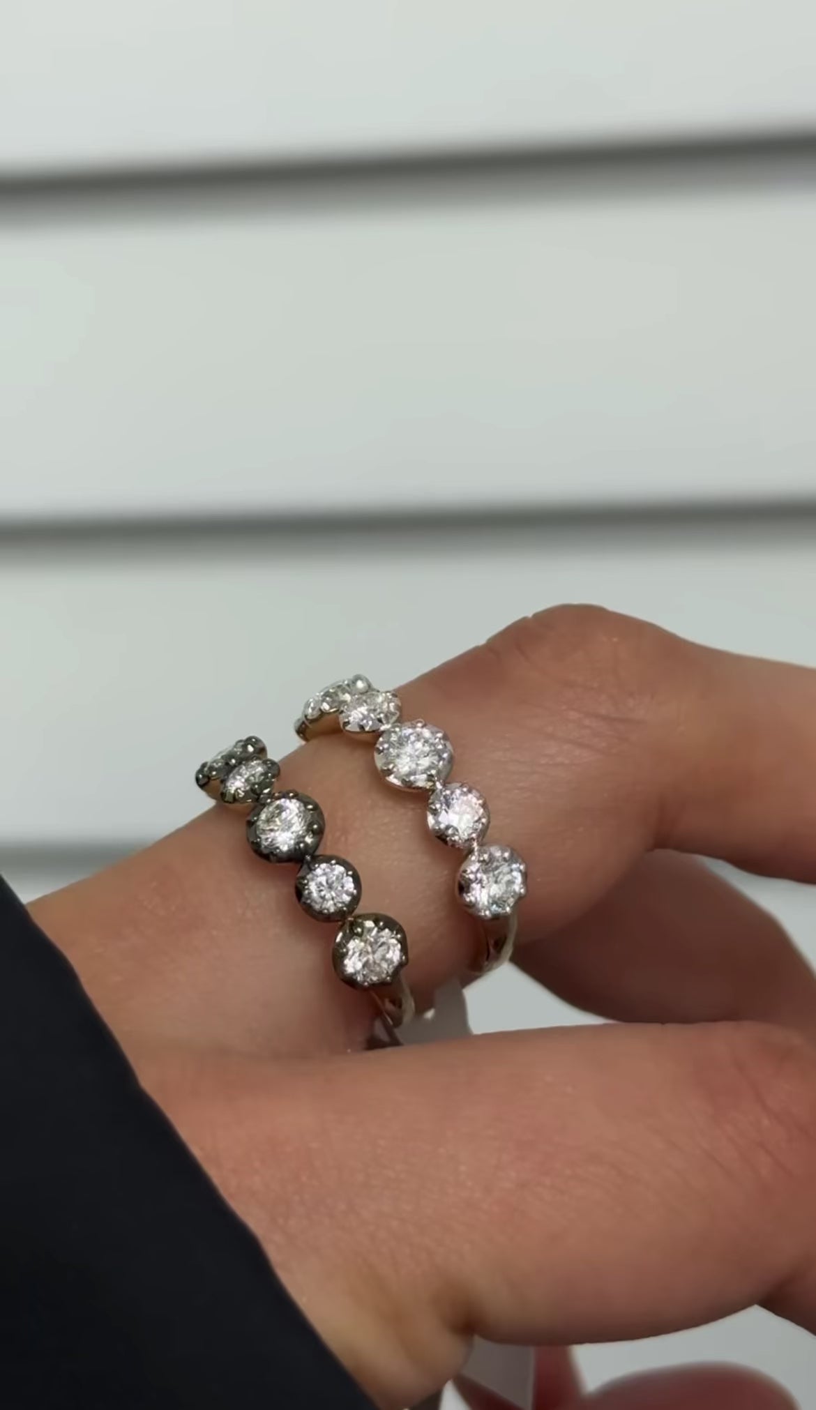 Georgian Half Eternity Band — Lab-Grown Diamond